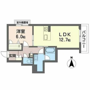 シャーメゾン環II【0303号室】の間取り
