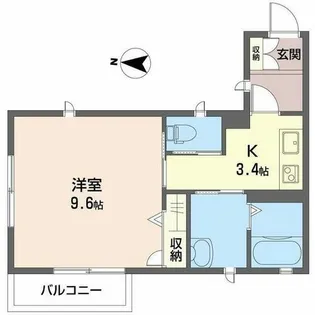 シャーメゾン妙法寺【0205号室】の間取り