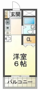 パルメゾン西脇【4階】の間取り