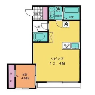 TORISIA上社【101号室】の間取り
