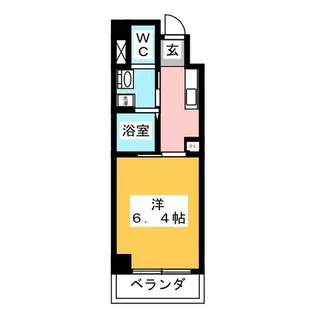 ワイズタワー新栄【8階】の間取り