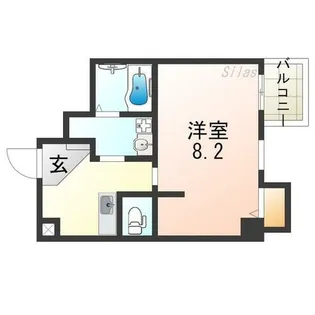 エヌエム・トラント・アン【2階】の間取り