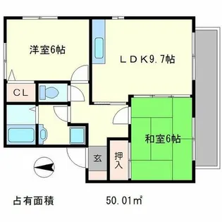 コンフォレスト【2階】の間取り