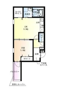 フジパレス高石駅南Ⅱ番館【2階】の間取り