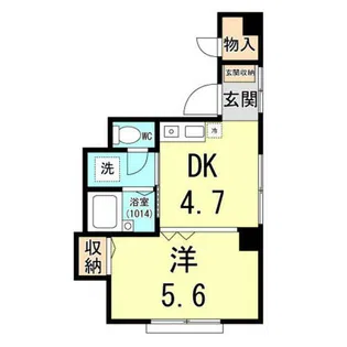 イースト西代【2階】の間取り