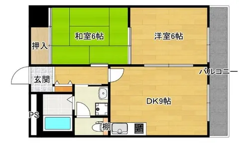 野本ビル【10階】の間取り
