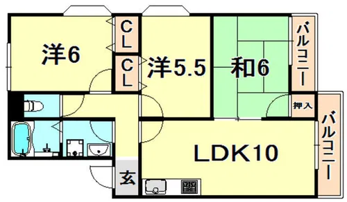 グレイス【2階】の間取り