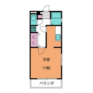 レストポイント園山【3階】の間取り