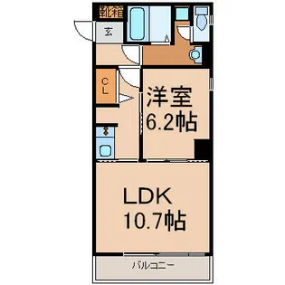 ISM金山【2階】の間取り