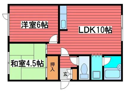パルクハイム【2階】の間取り