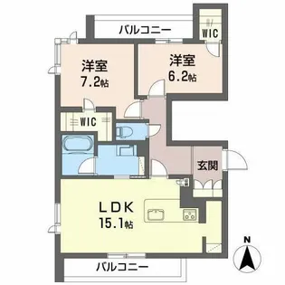 ShaMaison Serdina【2階】の間取り
