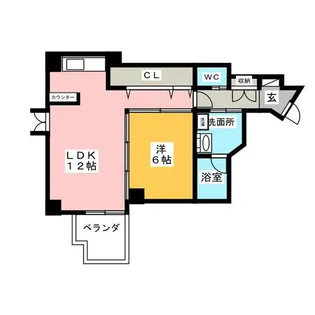 アージュ八事山【4階】の間取り