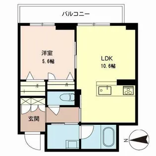 Sha Maison 天峰【0203号室】の間取り