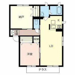シャーメゾン明徳1番館【0105号室】の間取り