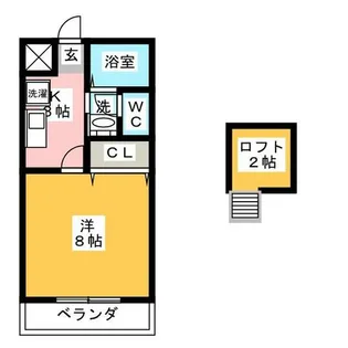 アートパーク大和【2階】の間取り