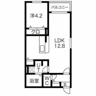 Courage Square Ⅱ【2階】の間取り