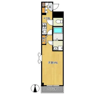 コスモなかね【1階】の間取り
