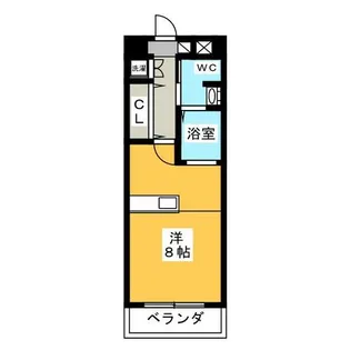 クリエイティブ一宮【6階】の間取り