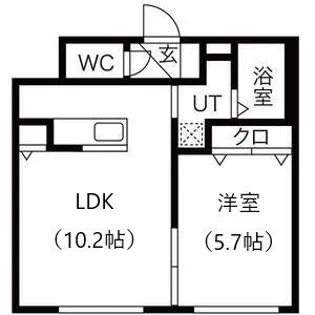 RITZ GRANDE 手稲駅前【1階】の間取り