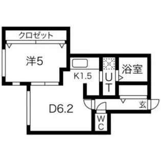 植物園テラス【3階】の間取り