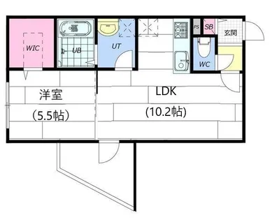 Giulietta【3階】の間取り