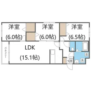 BELLA VISTA旭ヶ丘【4階】の間取り