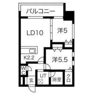S-RESIDENCE円山表参道【10階】の間取り