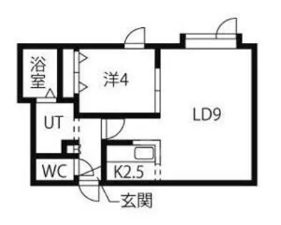 モントレ表参道【3階】の間取り