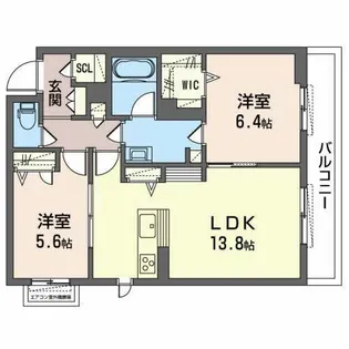 La Suite Infini【2階】の間取り
