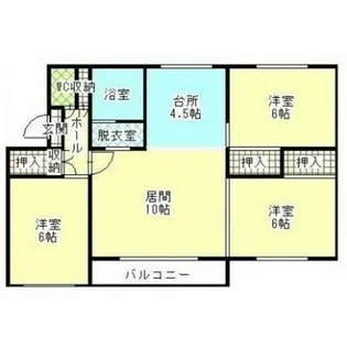 ホースウィン4【101号室】の間取り