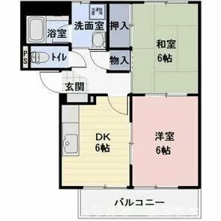 SurplusリーベⅡ【1階】の間取り