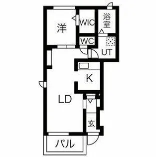 クレメント神陵台【1階】の間取り
