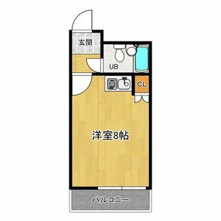 メビウス城北公園レジデンス【2階】の間取り