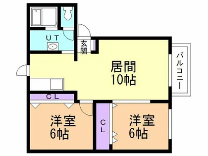 Jハイツ桜木【302号室】の間取り