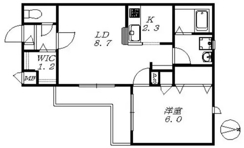 Life Art(ライフアート)【3階】の間取り