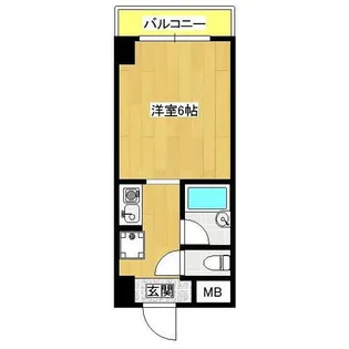 ハーバーメゾン弁天【303号室】の間取り