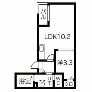 Warren higashiharutaⅠ【3階】の間取り