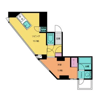 SK BUILDING-501【5階】の間取り