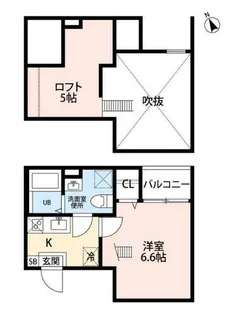 ヒラソル守山(ヒラソルモリヤマ)【2階】の間取り