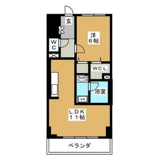 ジェネラーダ【2階】の間取り