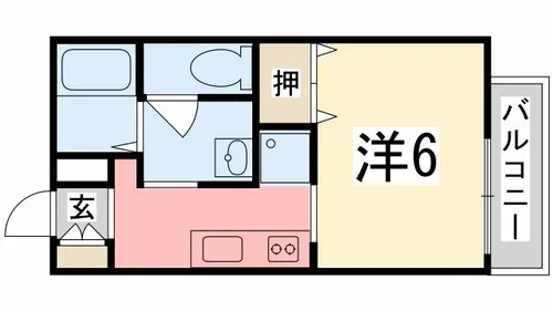 グリーンプラザ梶原【202号室】の間取り