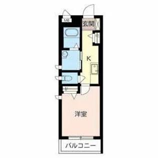 デントハウス【0203号室】の間取り