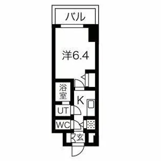 プレミアム大須【1105号室】の間取り