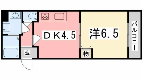 東雲Kマンション【305号室】の間取り