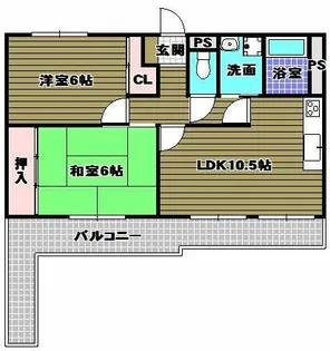 リビオ金剛【2階】の間取り