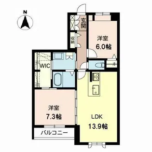カーサレジオ【0302号室】の間取り