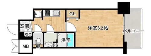 ArtizA新大阪D.C.【9階】の間取り