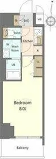 S-RESIDENCE高岳bresa(ブレサ)【10階】の間取り