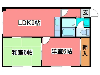 マイコーポ【1階】の間取り