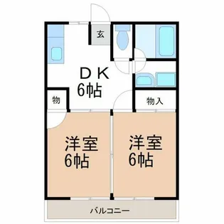 ジョイ’91【1階】の間取り